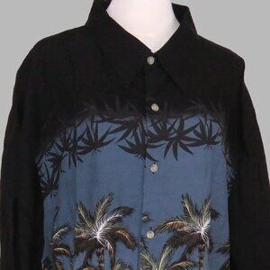 NWT Croft & Borrow Men's Short-Sleeve Button-Up Hawaiian Shirt 2XLT (C2095)